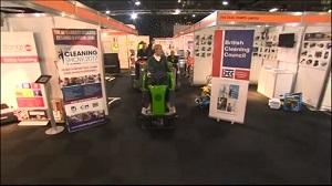 Steph McGovern of the BBC Breakfast team, reported live from the Manchester Cleaning Show yesterday morning.